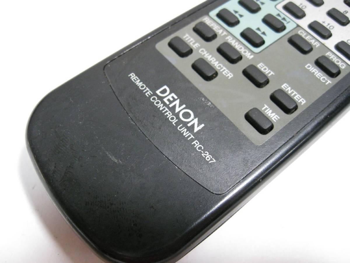 デノン　DENON　MDレコーダーDMD-M10 純正リモコン デノン DENON MDレコーダーDMD-M10 純正リモコン DENON DMD-M10