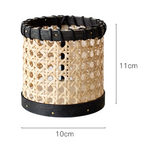 Rattan Chopsticks Storage Handmade Spoon Organizer Holder Pencils Organizatidn - Picture 3 of 15