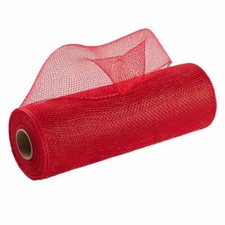 Red Deco Mesh Wreath Decor - 10" x 10 Yards, Christmas, Gifts, Valentine's Day