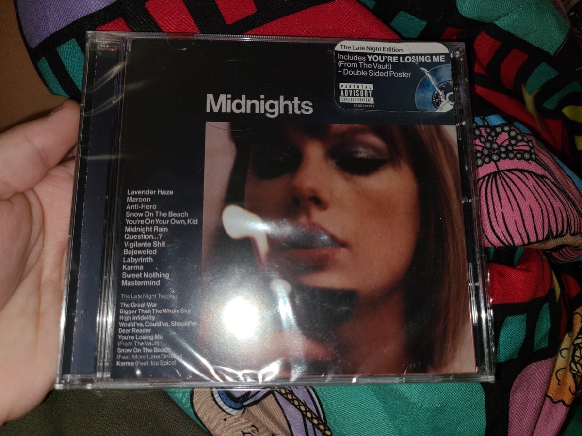 taylor swift cd midnights late night edition INCLUDES 