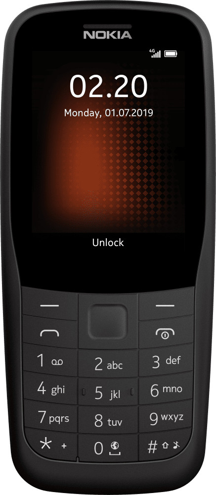 Original Nokia 220 4G Dual SIM Factory Unlocked 4G/LTE FM Bl