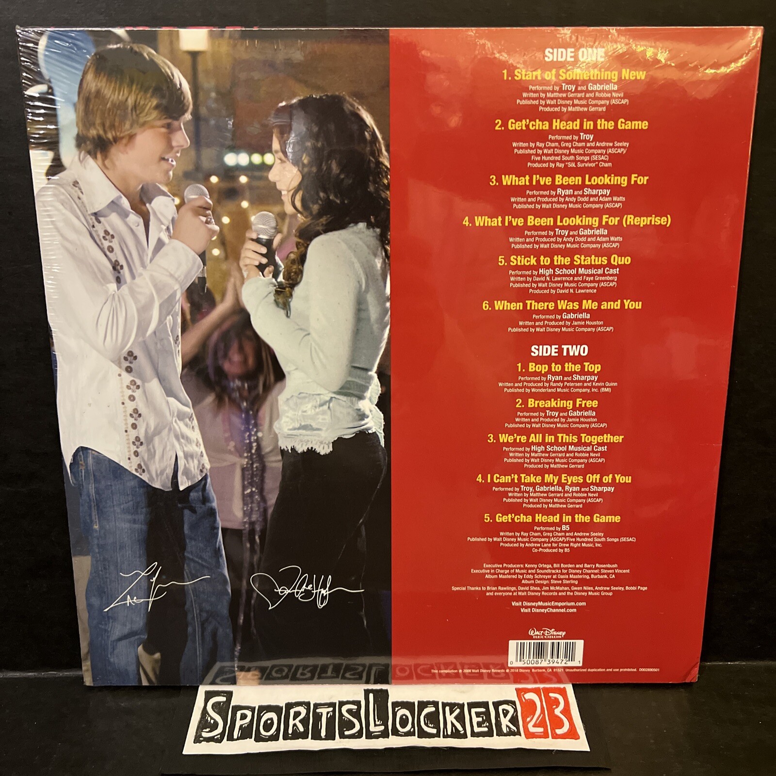 Disney High School Musical Vinyl LP Original TV Movie Soundtrack NEW