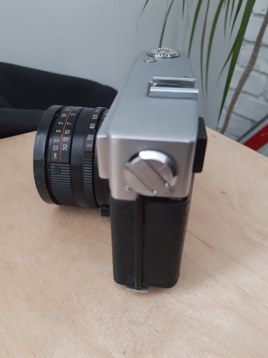 Sokol Automat Vintage 35mm Film Camera Lens Industar 70 ussr
