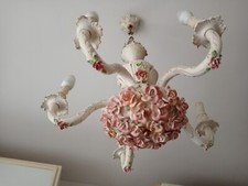 lampadario ceramica vintage anni '60