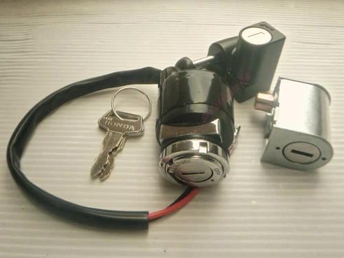 Honda CB SL CL XL 100 CB125S SL125 Steer Helmet Lock Ignition Switch Key Set Kit