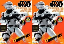 Star Wars Coloring  Activity Book w/ Sticker Scenes - 2 Pack