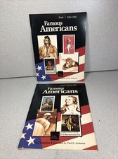 FAMOUS AMERICANS BEFORE 1860 BOOK 1 and 2 By ...