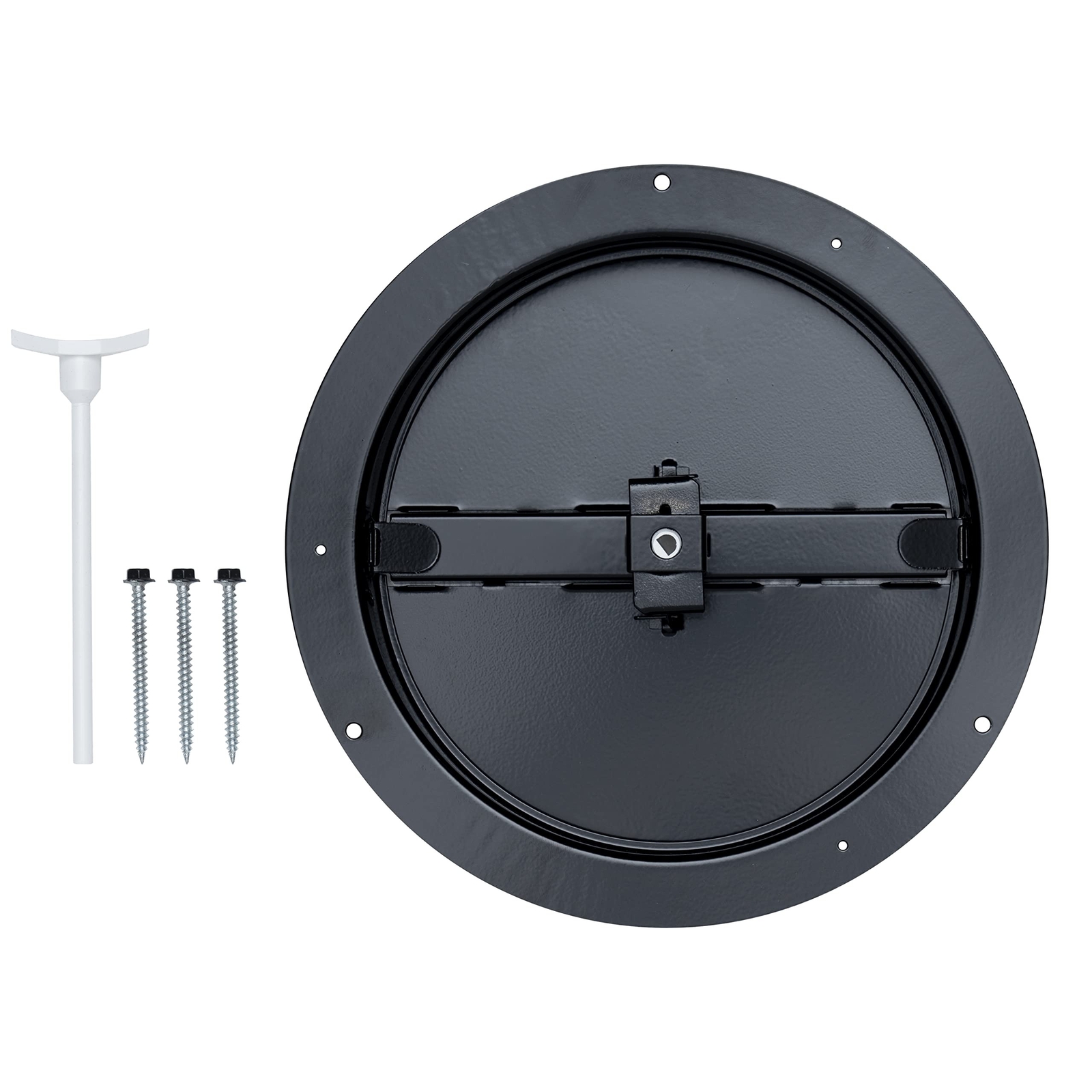 Fits 8 Inch Neck Air Duct | Steel Butterfly Damper by Handua | for Round Ceil...