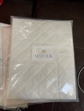  159 Matouk Italy New 1pc Standard Sham 100 Cotton Gemma Off White