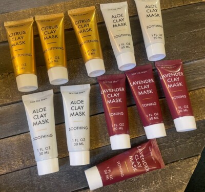 Lot Of (11) Skip The Spa MASKS  All Skin Types 1 oz/30mL New Lot 2