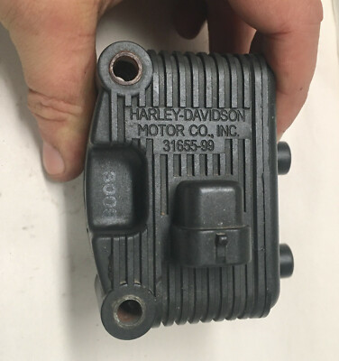 HARLEY IGNITION COIL 31655-99 TWIN CAM DYNA FXD XL 99-06 FLST FXST