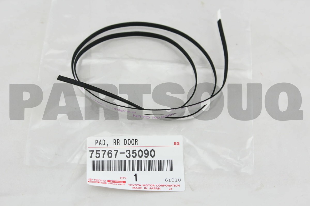 その他 M 7576735090 Genuine Toyota PAD, REAR DOOR MOULDING, NO.1