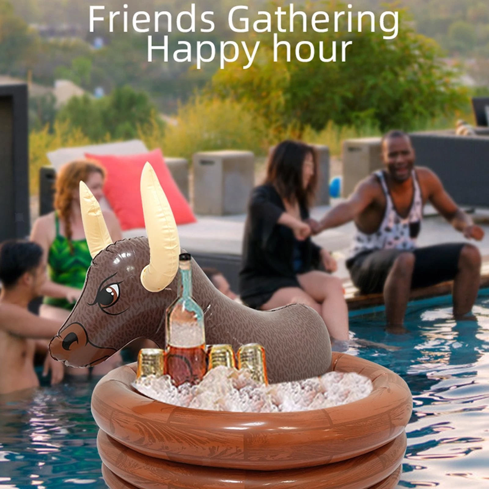 Inflatable Cooler Beverage Cooler Drink Container