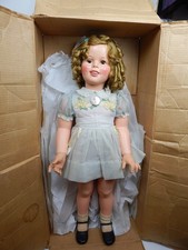 Vintage 1950s Vinyl 34-35 Ideal SHIRLEY TEMPLE Doll w/Orig. Box