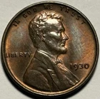 1930 Lincoln Wheat Cent — Uncirculated MS RB 🔥 Original Surfaces