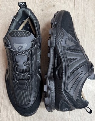 MEN'S ECCO Biom C-Trail M GTX Hiking Shoes Size 6-6.5 EU 40 Black NEW!!