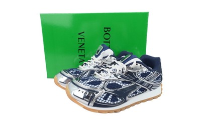 BOTTEGA VENETA Orbit Sneakers Deep Blue Silver