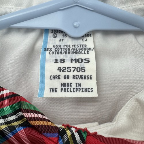 Conjunto de Navidad Vintage Bebé Niño 18M Rojo Mameluco Camisa Pajarita Oso Juguete Soldado - Imagen 6 de 12