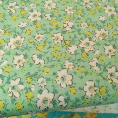 Juego de 4 parches de algodón artesanal hágalo usted mismo de tela floral suave para proyectos de retazos - Imagen 4 de 22