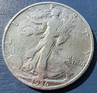 1936 S Walking Liberty Half Dollar Very Good Details