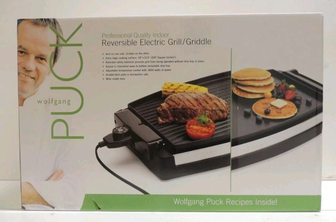 New Wolfgang Puck Reversible Grill/Griddle Never Opened/Used .
Opens in a new window or tab