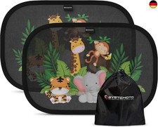 Auto Sonnenschutz Baby mit UV Schutz (2er Set) - Autofenster Sonnenschutz für 