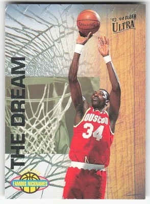 1993-94 Ultra #12 Hakeem Olajuwon BASKETBALL Houston Rockets