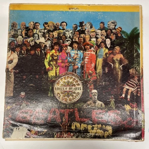 Beatles Sgt Peppers Lonely Hearts Club Band LP Capitol SMAS-2653 Vintage Vinyl