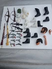 GI Joe Vintage Accessories Lot/ Played with Condition / Guns, Clothes,Scuba,Hats