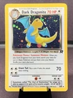 Pokémon TCG Dark Dragonite 5/82 Team Rocket Holo Rare VTG WOTC 2000