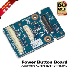 New Dell Alienware Aurora R9 R10 R11 R12 Power Button Board 0MF2N