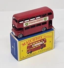 Matchbox Lesney – 5c   AEC Routemaster London Bus   1960    Dark Red   (ID#110)