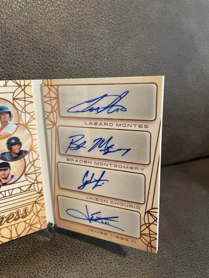 🔥Anthony 2024 Leaf Trinity Future Gr8tness 8 RC/Prospects Autos Booklet SP /25 - Imagem 4 de 4