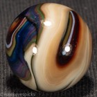 JABO *BURNBARREL Swirl Marble 23/32" Mint Hawkeyespicks sg — photo 5