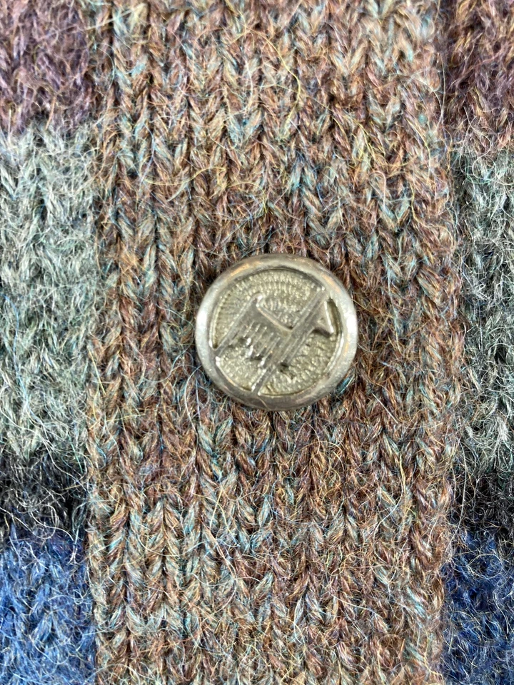 Vintage Peruvian Connection Sweater Womens Large Alpaca Geometric Peru 90s - Image 3 of 4