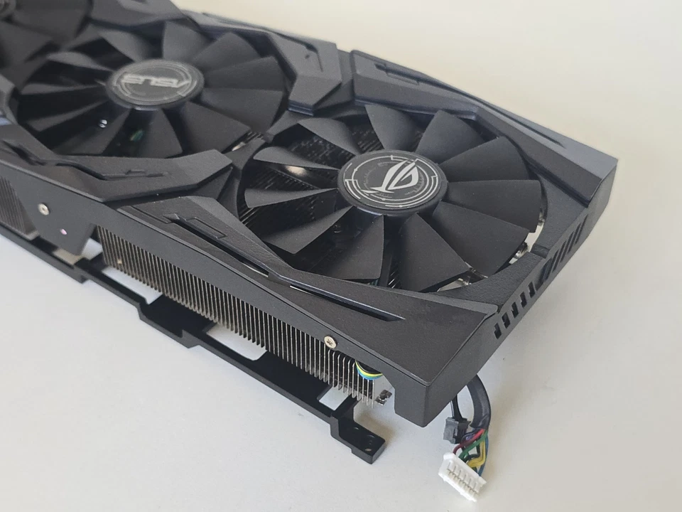 Asus Rog Strix GTX 1080 Ti Heatsink Fan Cooler Replacement Genuine  - Image 3 of 4