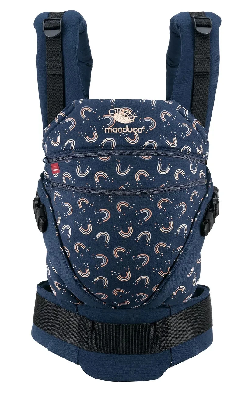 Manduca XT Adjustable Baby Carrier 3 Way Ergonomic Cotton, Rainbow Night
Opens in a new window or ta