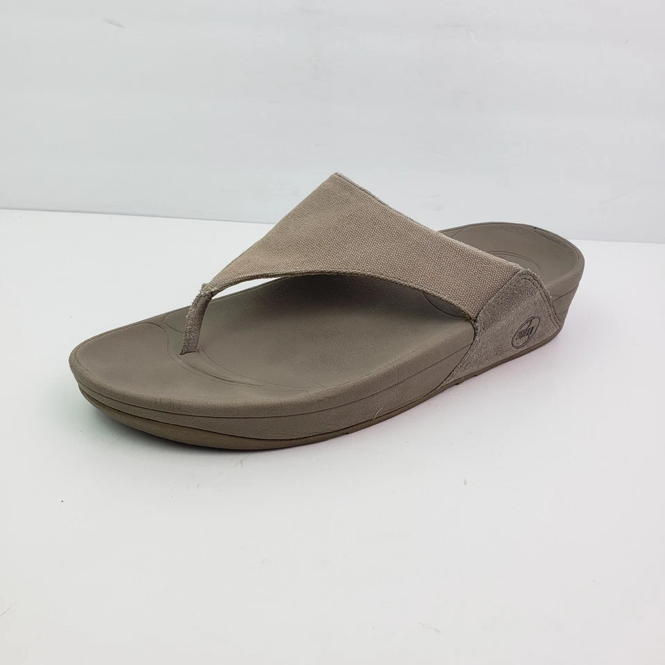 Sandalias chanclas Fit Flop Surfa para mujer talla 9 tostadas 377-068 Foto 2 de 4