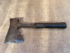 Vintage Antique Estwing Axe Hatchet Stacked Leather Handle Old Used Tool Rare