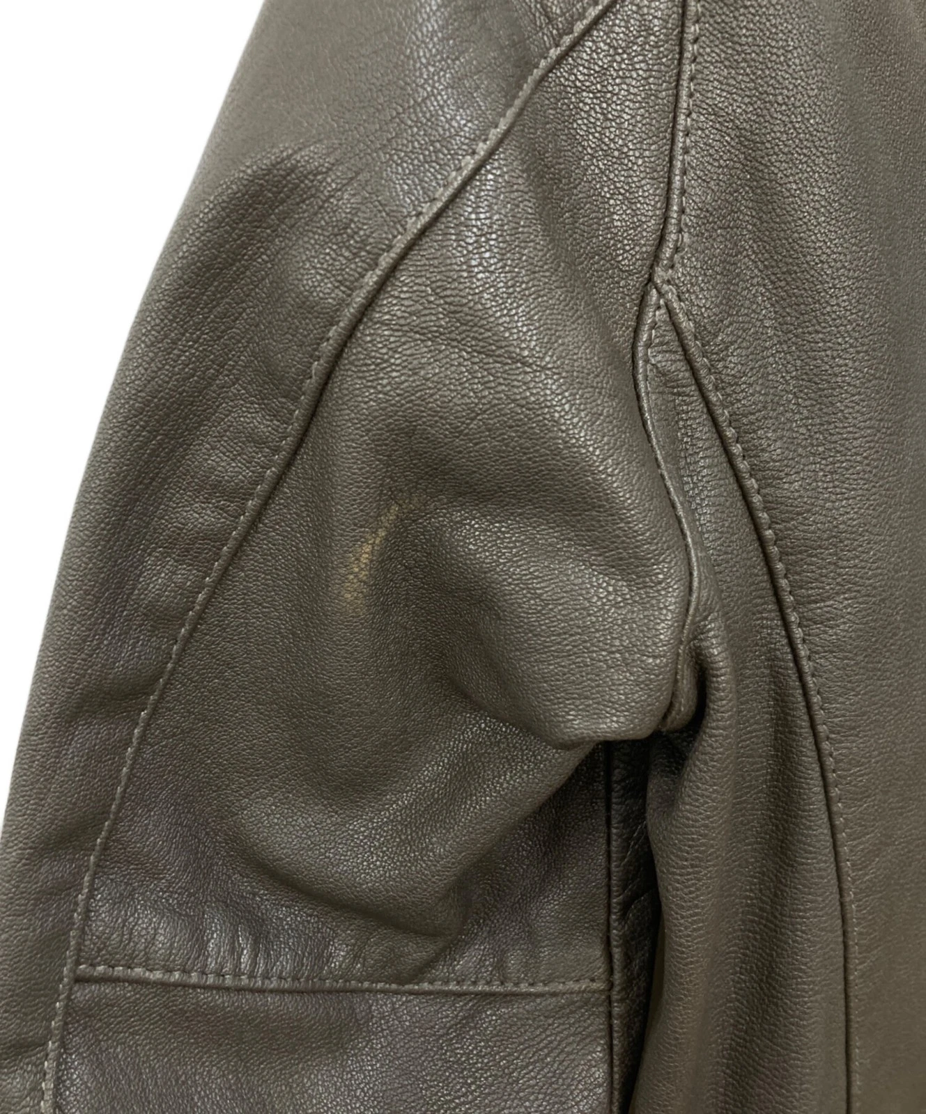 JOURNAL STANDARD relume Goat Leather Single Riders Jacket from Size S Brown - product detail image 8