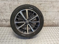 VAUXHALL CROSSLAND X 17" ALLOY WHEEL WITH DAMAGED TYRE 215/50/R17 13469368 2018