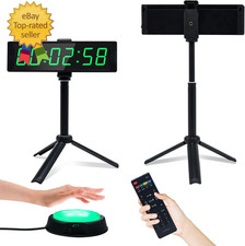 Gym Timer Clock for Home Gym, Fitness Timer with Stopwatch Button, Large Digital