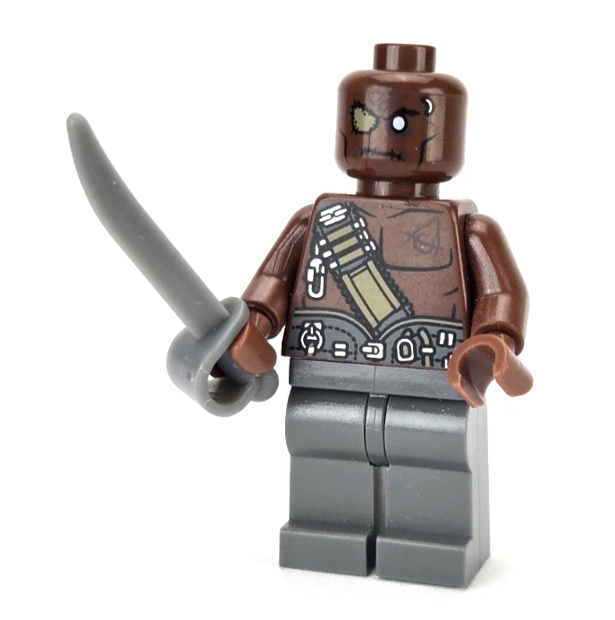 LEGO Piratas Caribeño Minifigura Artillero Zombie POC014 de 4191 Capitanes Cabina Foto 2 de 4