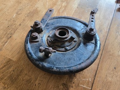 Original Harley SPRINGER FRONT DRUM BRAKE BACKING PLATE Knucklehead Flathead OEM