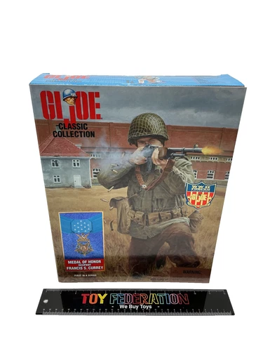 Hasbro GI Joe WWII Medal Of Honor Recipient FRANCIS S. CURREY 12 Inch Figure
