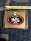 Vintage Dow Black Horse Ale Beer Advertising Sign Plastic Bar Mancave 6.5”x5.25”