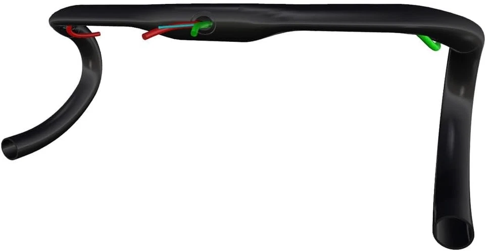 Manillar Deda Elementi Zero2 DCR RHM-Evo Drop, POB (pulido sobre negro), 42 cm Foto 2 de 3