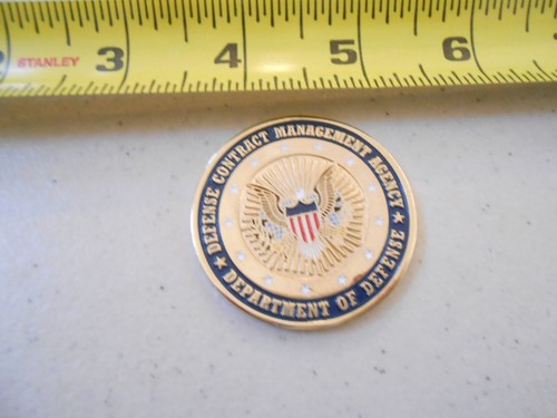 DCMA DOD AIRCRAFT OP DEPT OF DEFENSE CONTRACT MANAGEMENT MILITARY CHALLENGE COIN - Picture 3 of 3
