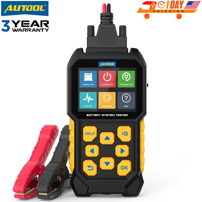 12V 24V Car Battery Load Tester Cranking Charging Diagnostic Tool 30~2000CCA US