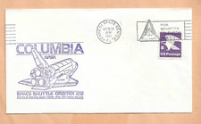 SHUTTLE COLUMBIA ARRIVES AT KSC APR 28,1981 SPACE COVER NASA